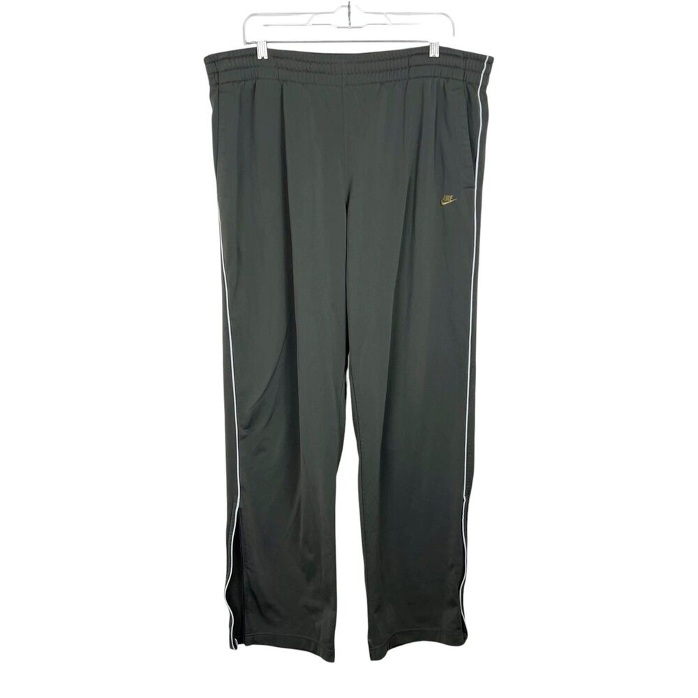 Nike Sweatpants Men Extra Large Green Straight Leg Sportswear Lounge Active